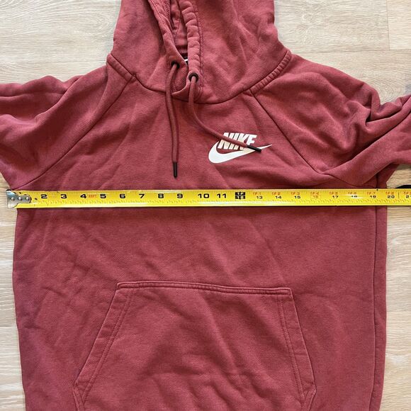 Nike Sweatshirt Hoodie Red Women's-Size S - Picture 6 of 6